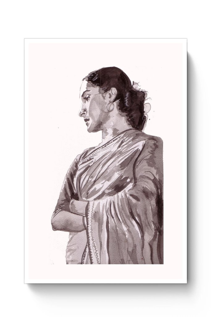 683x1024 Posters Online India The Nutan Sketch Painting Poster Online - Sketch Painting Online