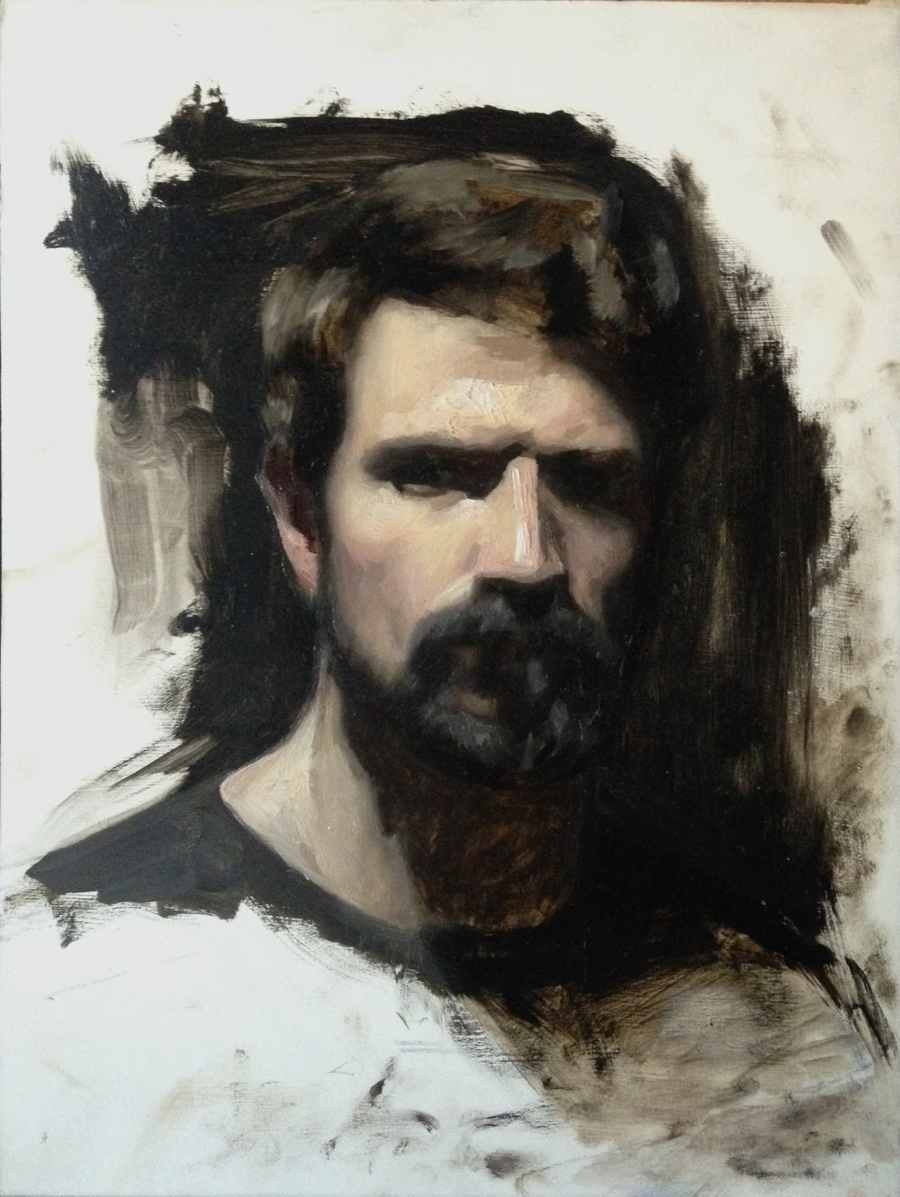 1000x1329 Edmond Rochat Portrait Painting Techniques Workshop - Sketch Painting Techniques