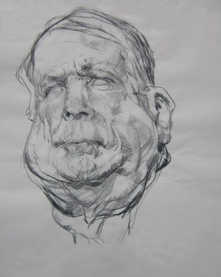 319x400 Thomas Fluharty Sketches, Charcoal, Amp Draughtsmanship - Sketch Painting Techniques