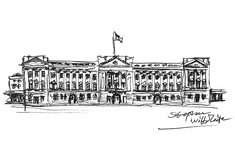 765x512 Buckingham Palace Sketch - Sketch Palace