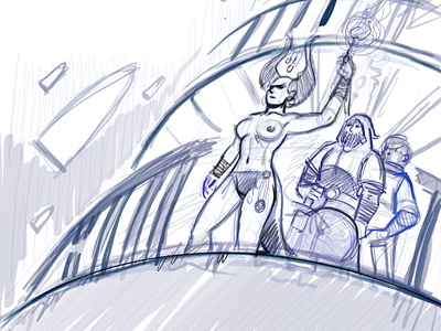 400x300 Hostel - Sketch Panel