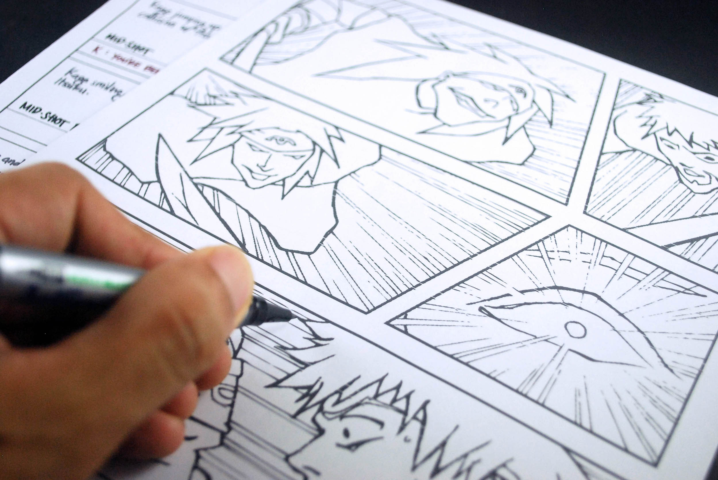 2500x1674 How To Panel Manga 4 Steps (With Pictures) - Sketch Panel
