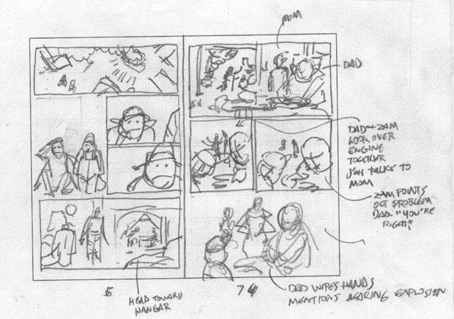 640x451 Robots And Quicksand The Drawing Board - Sketch Panel