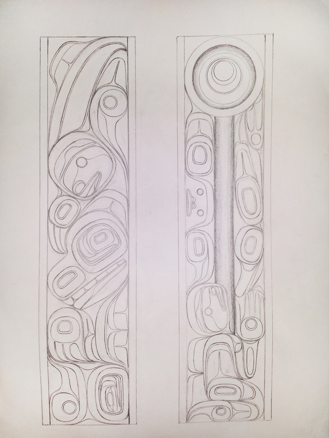 667x889 Sketch Panel 2 And 4 Sm Fazakas Gallery - Sketch Panel