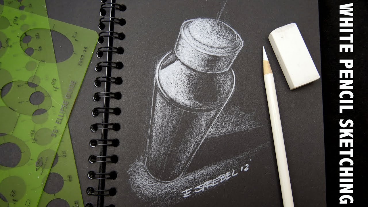 1280x720 White Prismacolor Pencil Technique Id Industrial Design Sketch - Sketch Paper Design