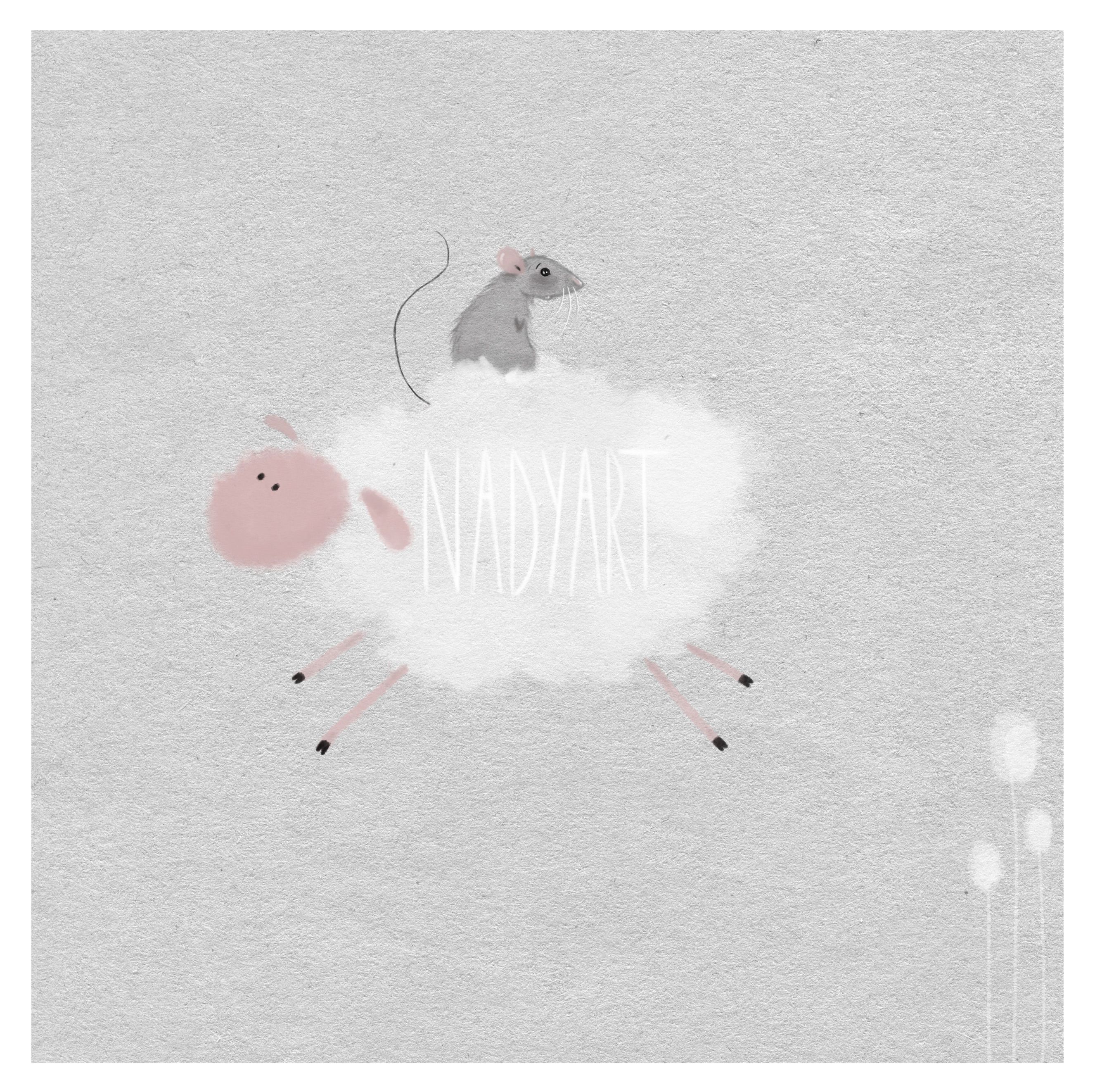 2652x2643 Paper Texture Sketch, Counting Sheep, Rat And Sheep Illustration - Sketch Paper Texture