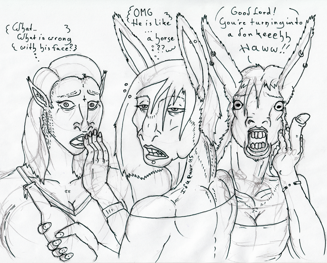 1280x1029 Party On Pleasure Island (Sketch By Idlerawr - Sketch Party