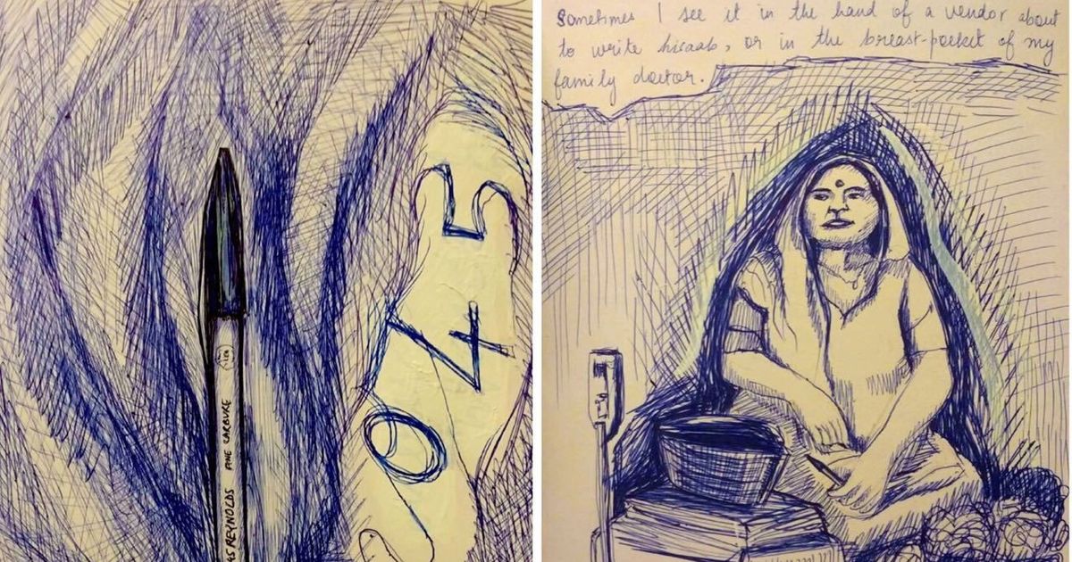 1200x630 This Short Picture Book By A Graphic Artist Sketches The Long Life - Sketch Pen Art