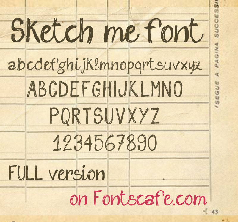 800x748 Sketch Me Font Fonts Cafe - Sketch Pen Fonts