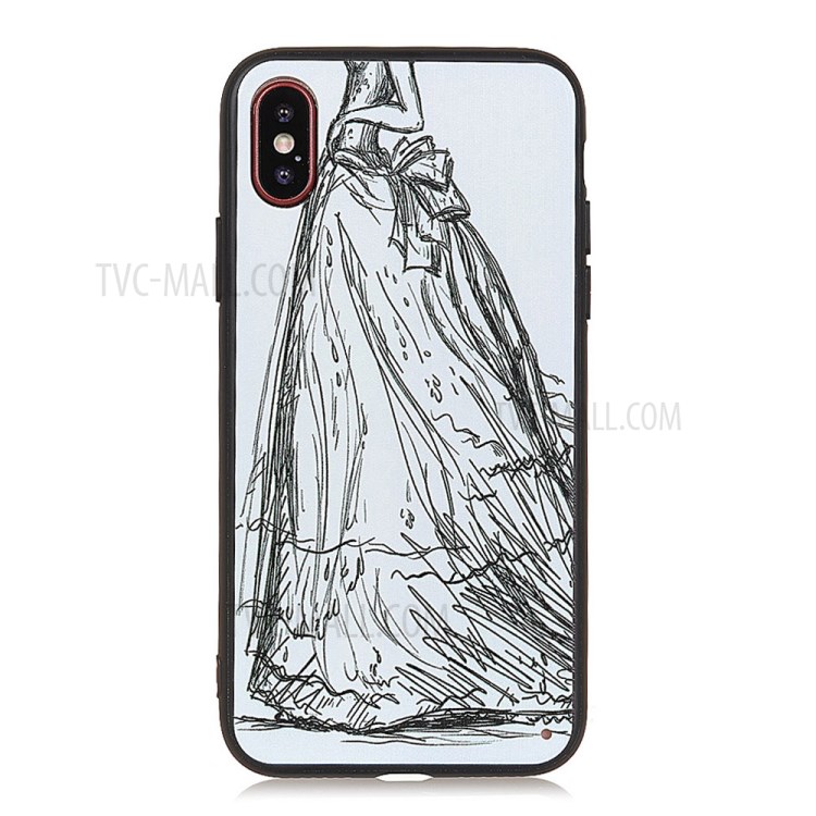750x750 Pattern Printing Tpu + Pc Hybrid Cell Phone Cover For Iphone X10 - Sketch Phone