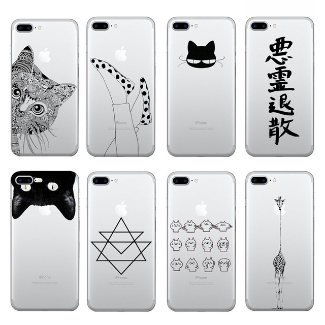640x640 Fashion Sketch Cat Geometric Shapes Text Ultra Thin Case For - Sketch Phone Case