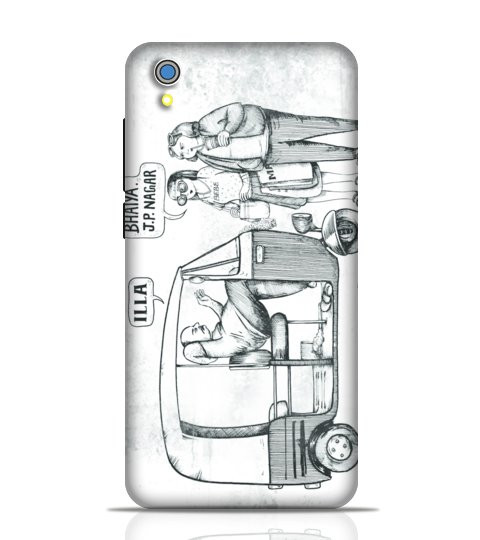 480x540 Nice Design Sketch Of Auto Driver Vivo Y51l Mobile Cover Online - Sketch Phone Case