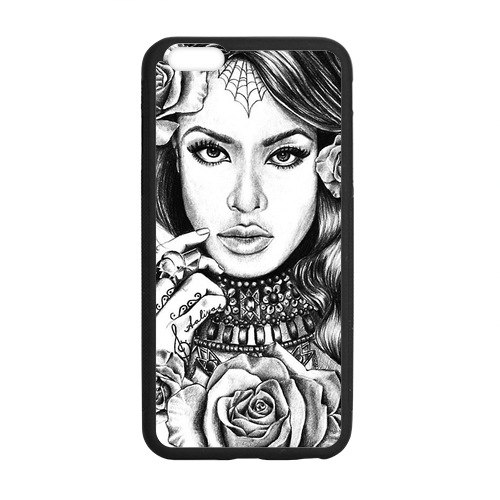 500x500 Cell Phone Case Reviews Aaliyah Sketch Case For Iphone 6 Plus On - Sketch Phone Case