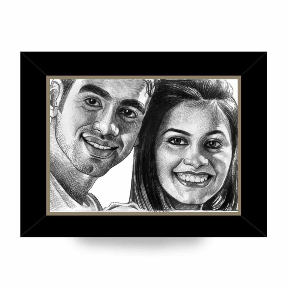 950x950 Buy Personalized Pencil Sketch - Sketch Photo Frame