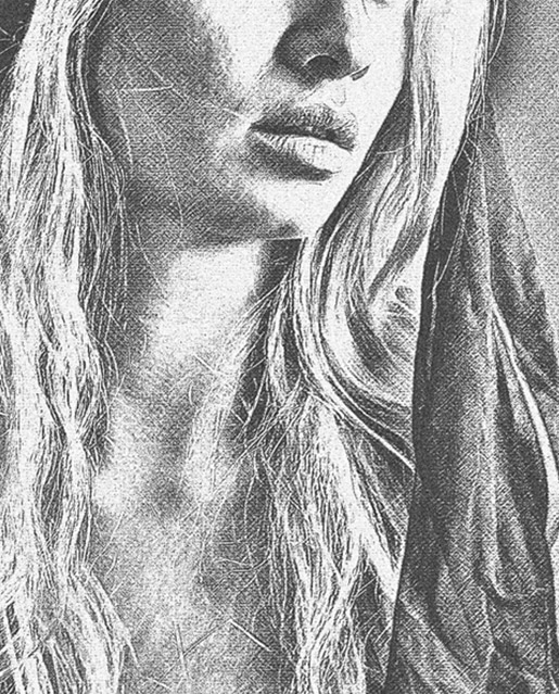 515x639 Fabric Pencil Sketch Photoshop Action - Sketch Photoshop Action