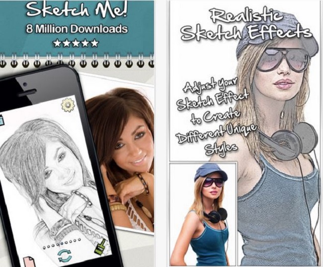 650x536 10 Funny Photo Editors For Iphone, Ipad, And Ipod Touch - Sketch Picture Editor