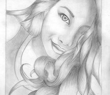 215x185 Pencil Sketch Images On - Sketch Picture Of A Girl
