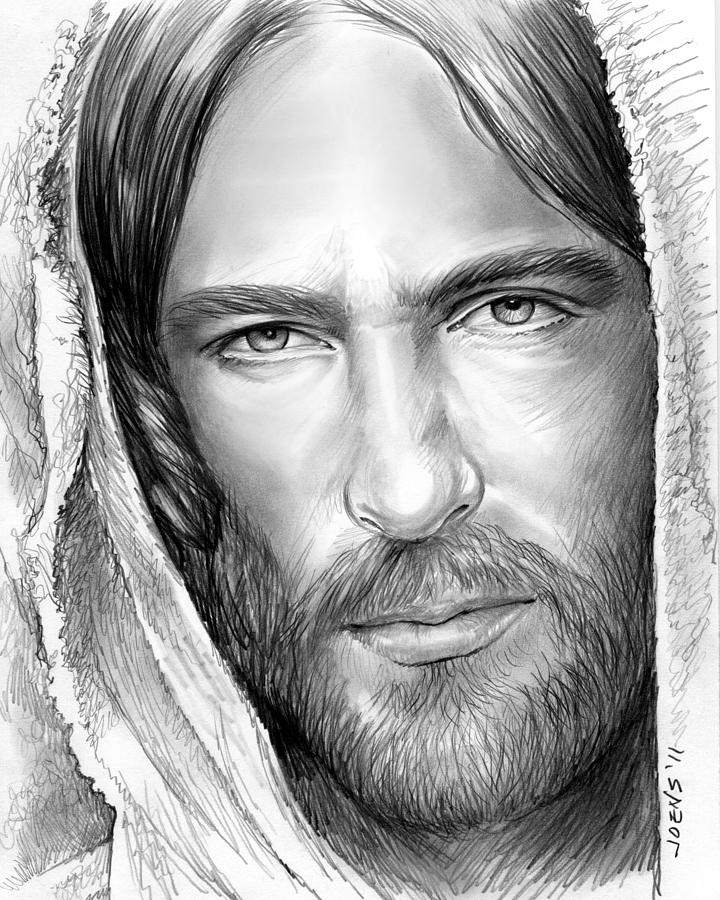 720x900 Jesus Drawing, Pencil, Sketch, Colorful, Realistic Art Images - Sketch Picture Of Jesus