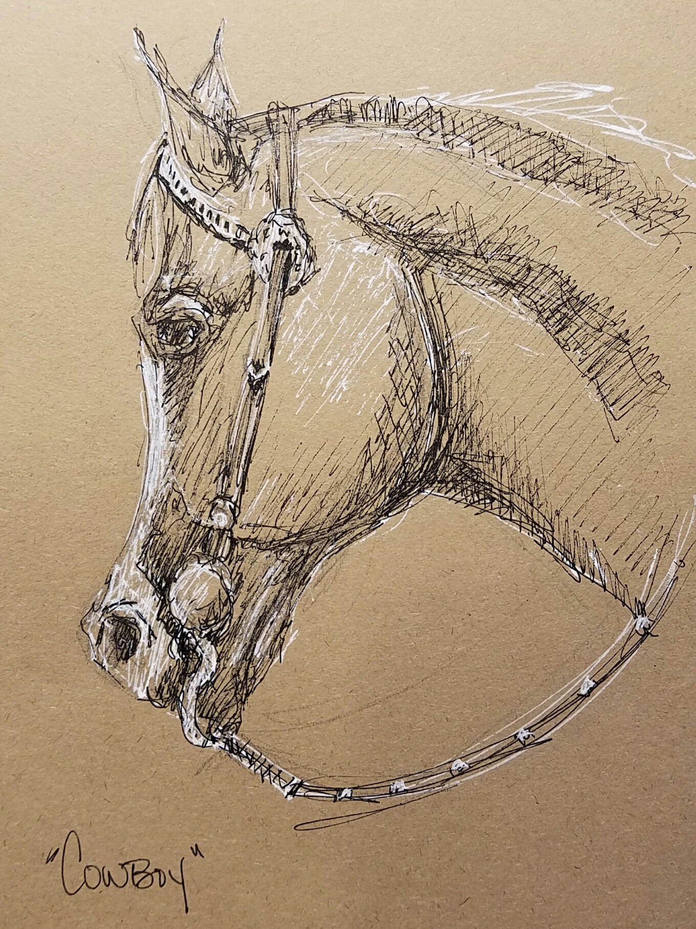 1360x1814 Sketching Horses Painted Hill Studio - Sketch Pictures Of Horses