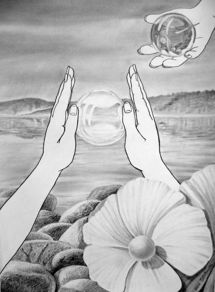 755x1024 Collection Of Easy Sketch Drawing Of Nature High Quality - Sketch Pictures Of Nature