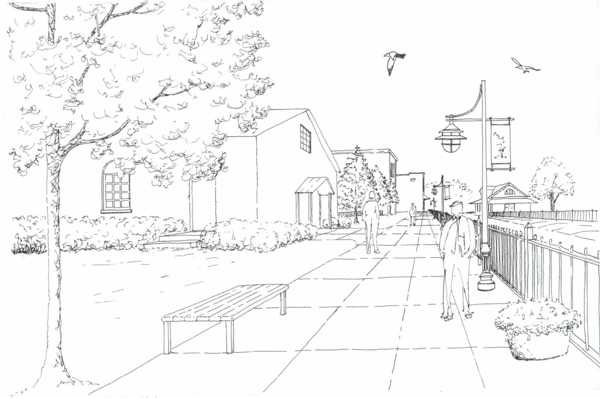 600x398 Public Spaces Railroad Avenue John James, Landscape Architect - Sketch Place