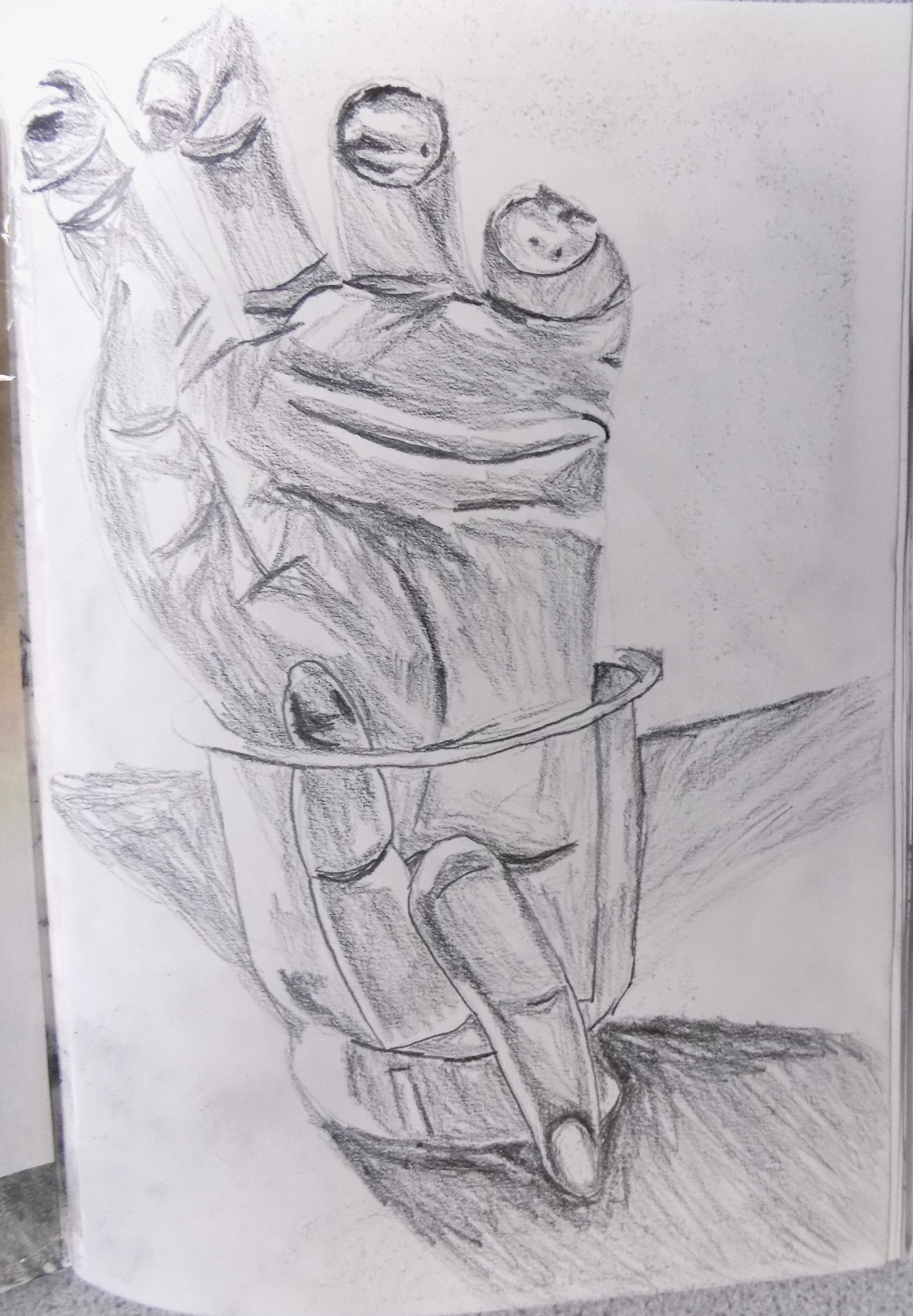 3291x4742 Three Fingers Sketch - Sketch Place