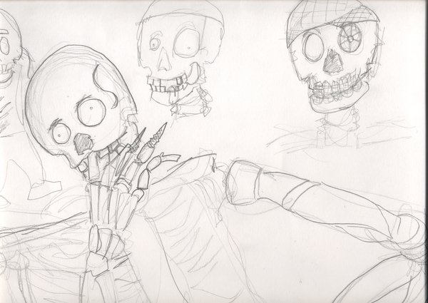 600x425 Sketch 20, Skulls Plural By Narciciss - Sketch Plural