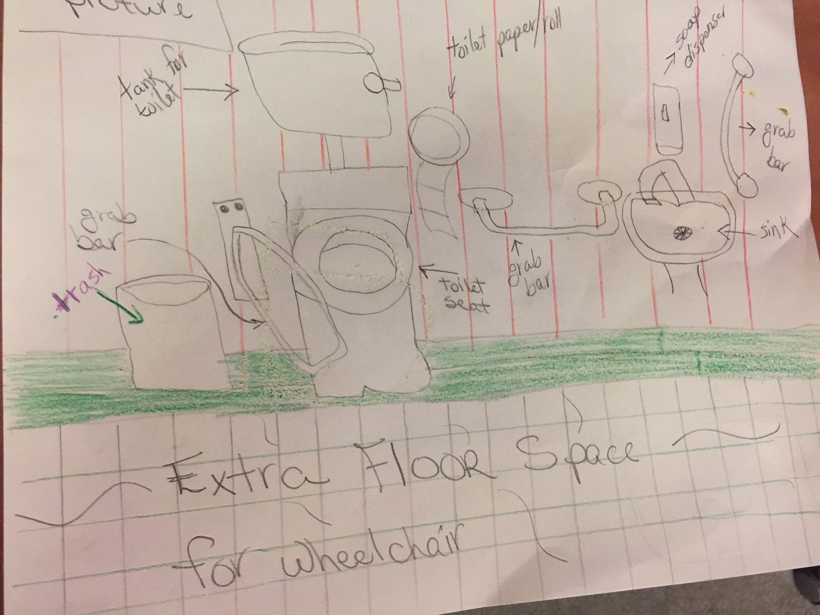 1632x1224 This Is A Rough Sketch Of How The Bathroom - Sketch Plural