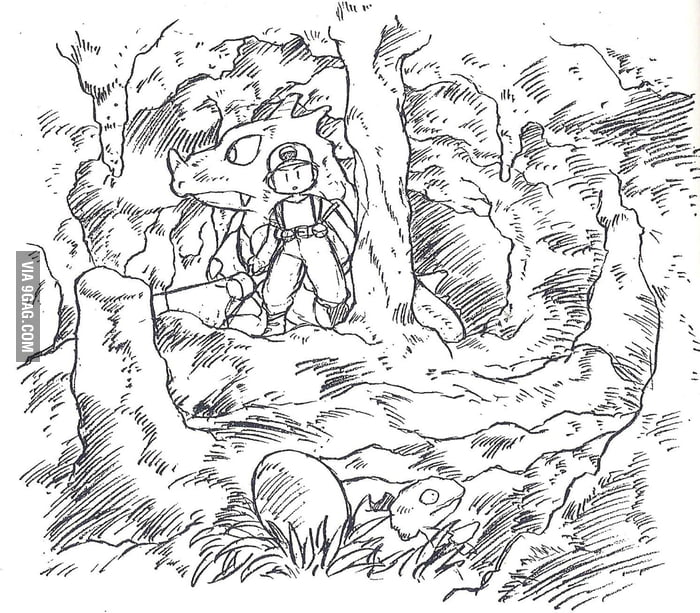 700x613 This Is The First Sketch Of The First Pokemon Game Ever! - Sketch Pokemon Game