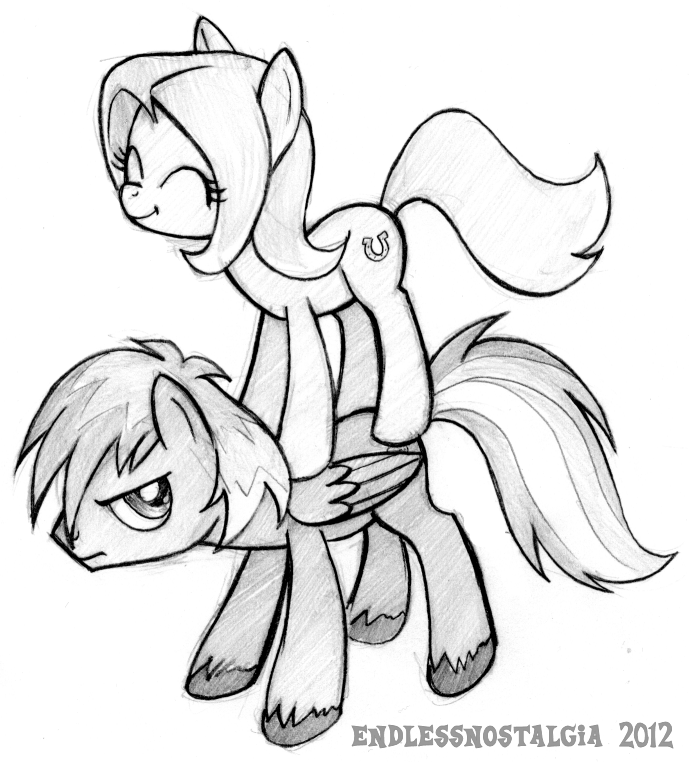 689x762 Pony Tower Sketch By Endlessnostalgia - Sketch Pony