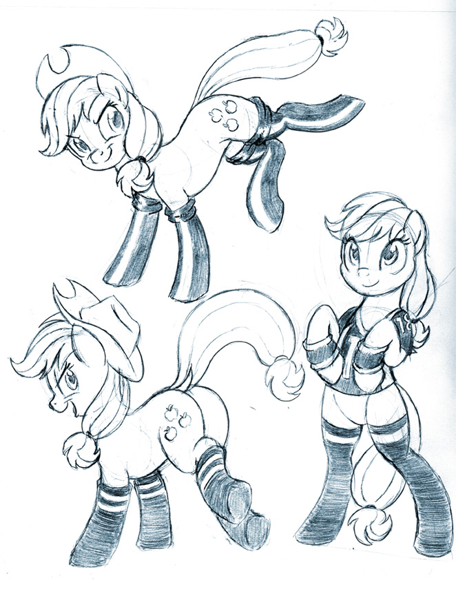 662x858 Sketchbook Scraps - Sketch Pony