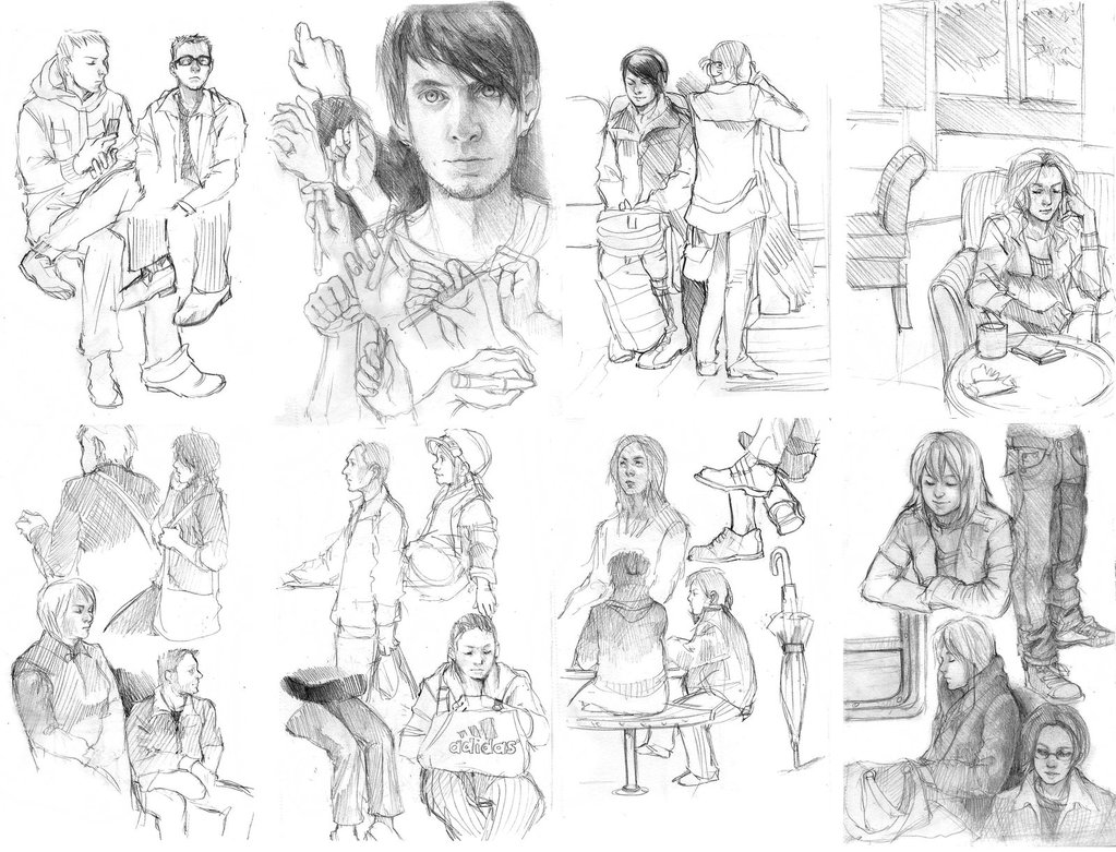 1023x781 Portfolio Sketches 4 By Razurichan - Sketch Portfolio