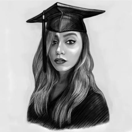 463x463 Order Monochrome Portrait For Gift To Anyone - Sketch Portrait From Photo