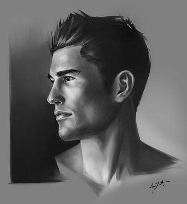 600x654 Portrait Sketch 2 By Adlovett - Sketch Portrait From Photo