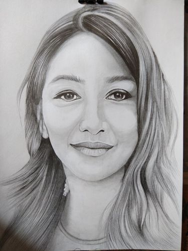 375x500 Portrait Sketches - Sketch Portrait From Photo