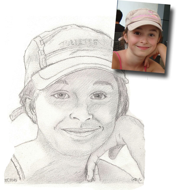 600x647 Pencil Portrait From Photo - Sketch Portrait From Photo