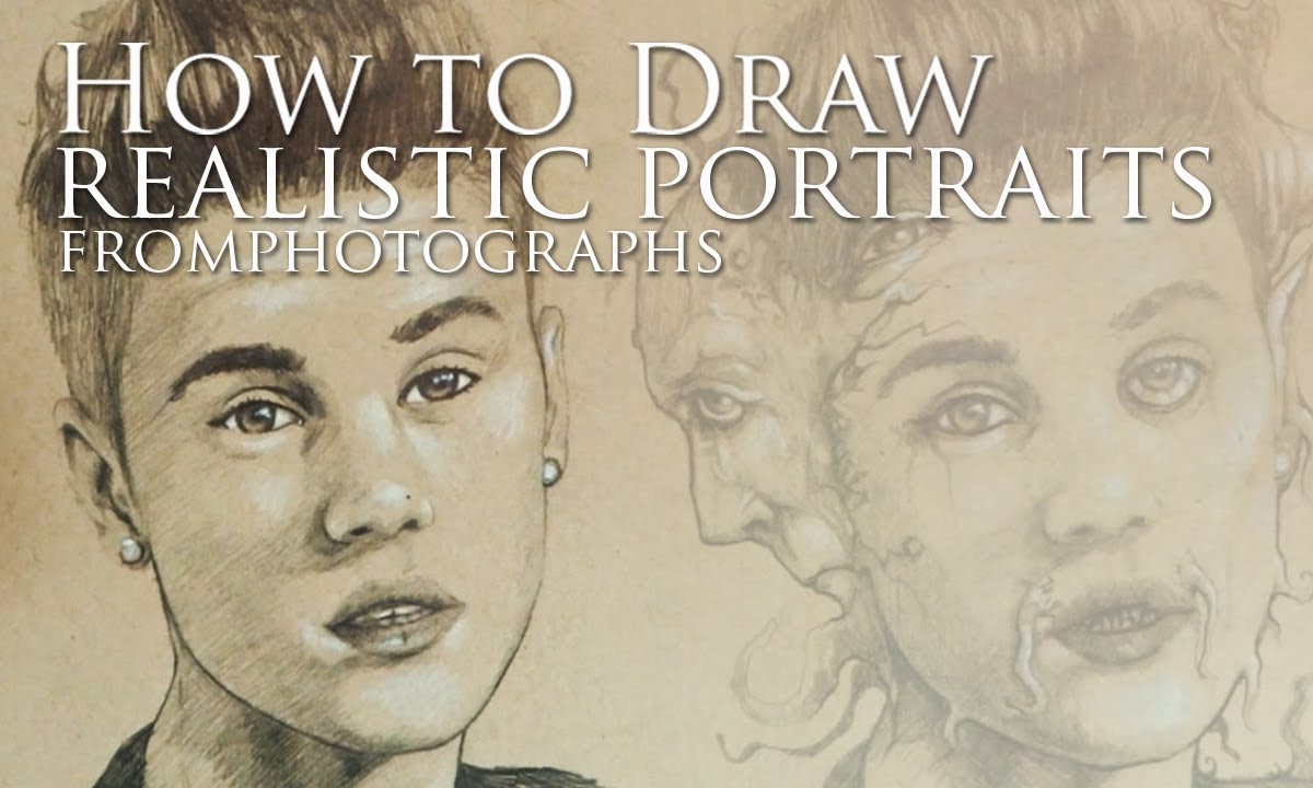 1200x720 How To Draw Realistic Portraits From Photographs - Sketch Portrait From Photo