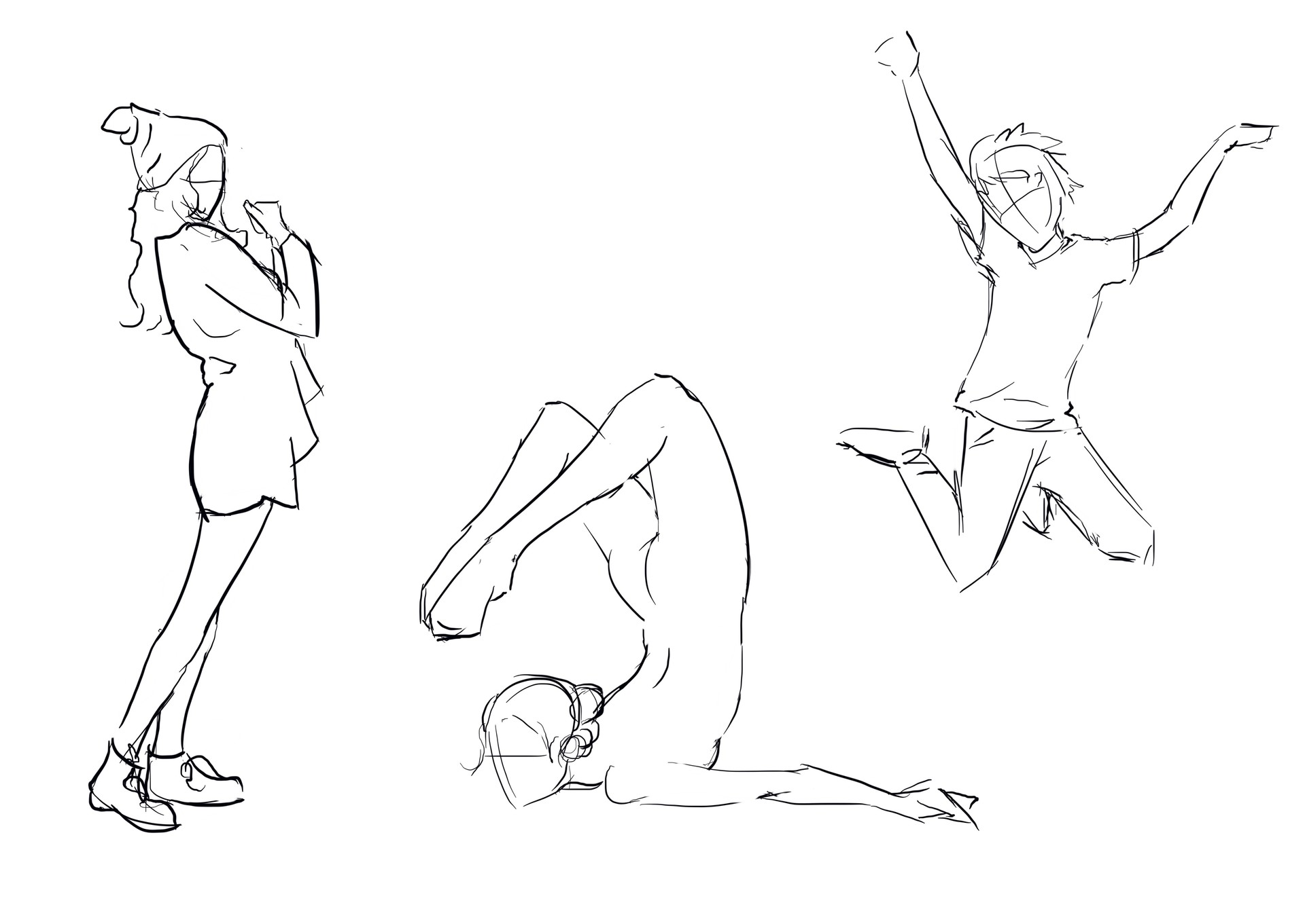 1920x1361 Guilherme Cuer - Sketch Poses