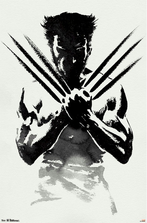 494x750 Wolverine ~ Blades Sketch 22x34 Movie Poster Hugh Jackman Marvel - Sketch Poster