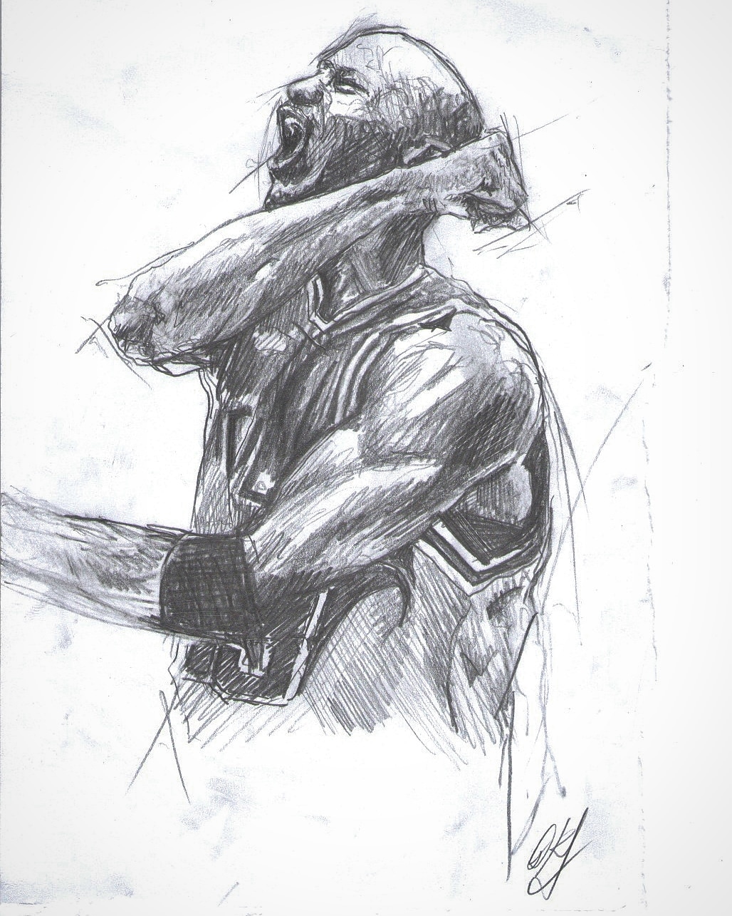 1028x1285 Practice Sketch Of One And Only Michael Jordan. Sketches - Sketch Practice