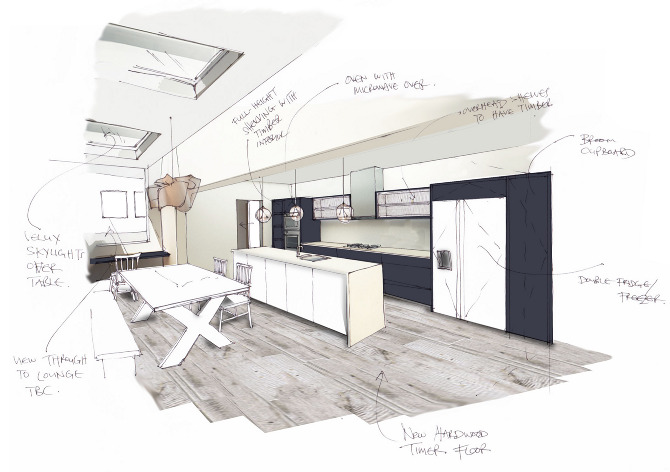 670x472 Presentation Drawings - Sketch Presentation