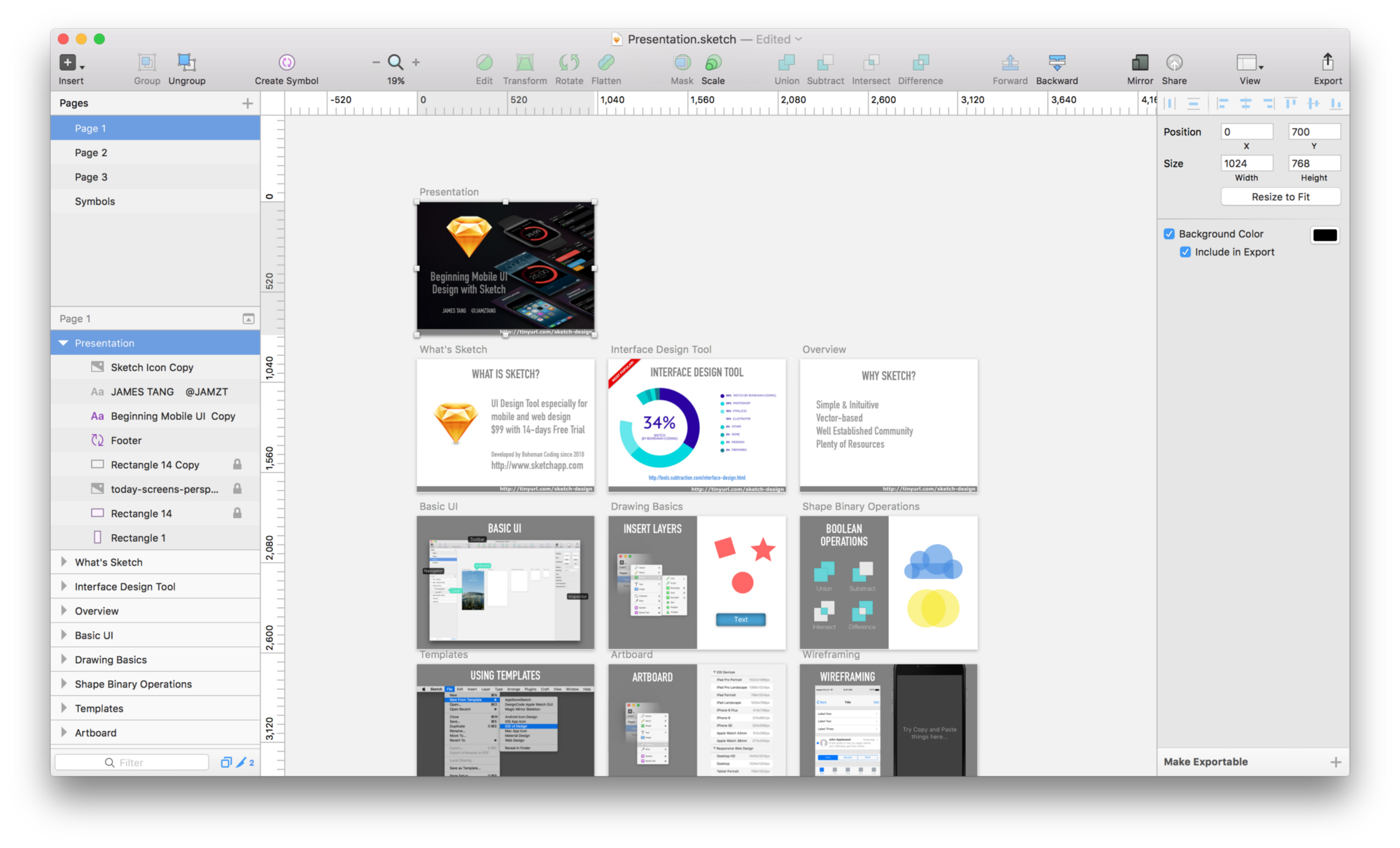 2000x1211 Quick And Easy Presentation In Sketch James Tang Medium - Sketch Presentation