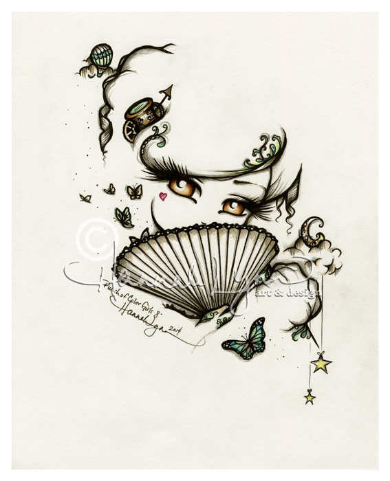 567x700 Sketch Prints (Punch Of Color Girls Amp Expression Studies) - Sketch Print