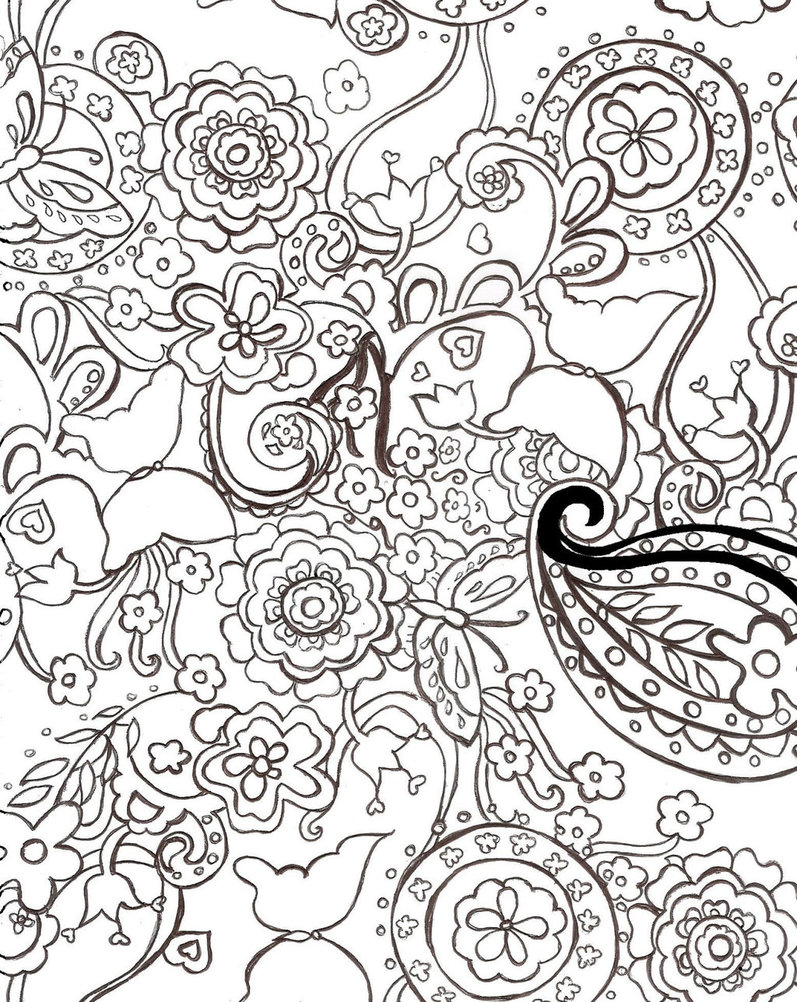 797x1002 Flower Print Sketch By Mainararocha - Sketch Print
