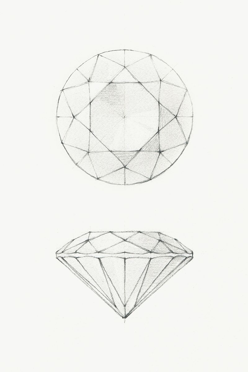800x1200 Tiffany Diamonds Are Properly Proportioned And Cut To Achieve The - Sketch Properly