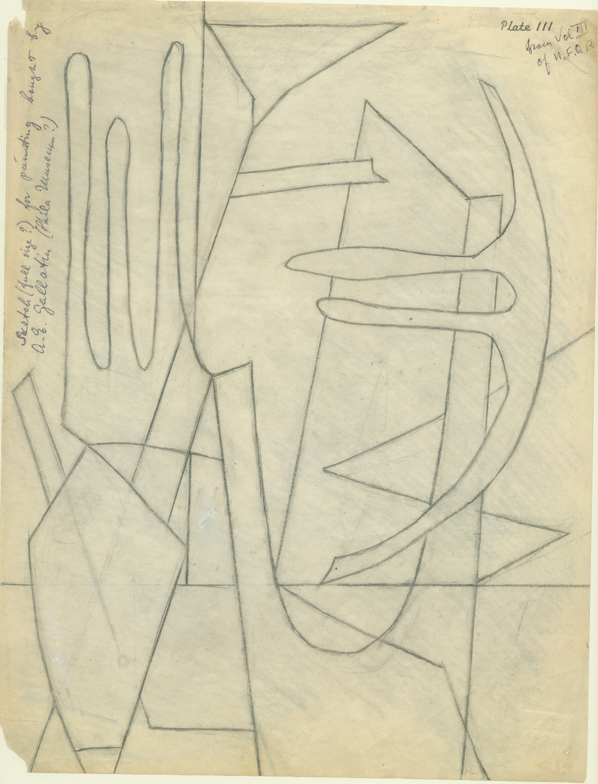 1220x1600 Sketch For Painting Bought By A. E. Gallatin - Sketch Purchase