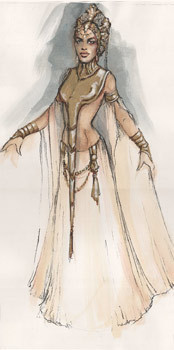 174x350 Queen Of The Damned Images Costume Sketch - Sketch Queen