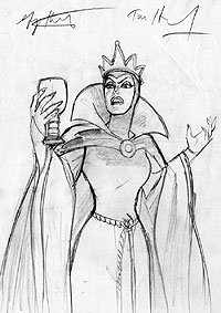 200x283 Evil Queen Sketch Fairy Tales Spiderwebart Gallery - Sketch Queen