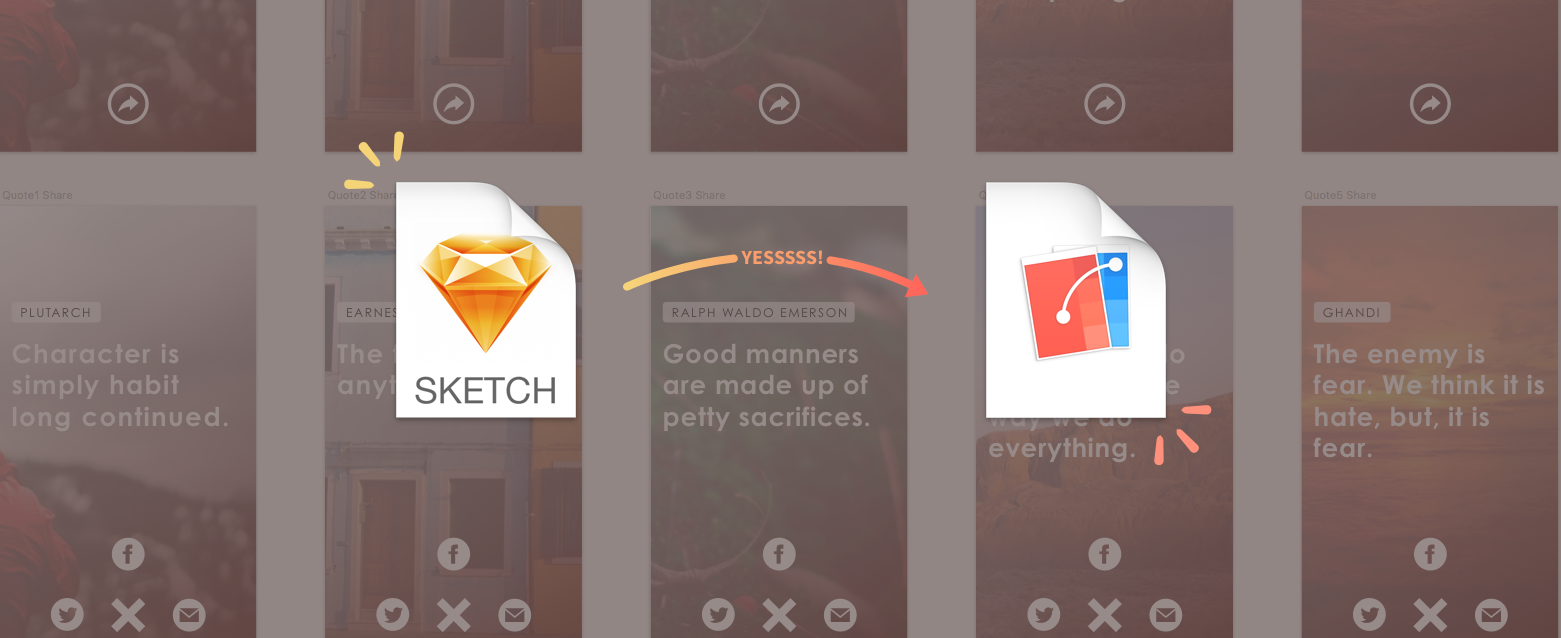 1561x638 Prototyping A Quotes App Using Sketch And Flinto For Mac - Sketch Quotes
