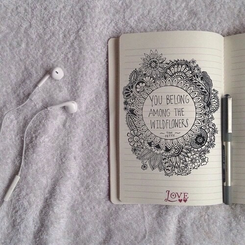 500x500 Sketching Shared By Cassie On We Heart It - Sketch Quotes Tumblr